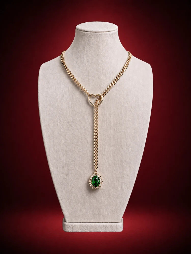 Ruby goud smaragdgroen